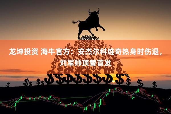 龙坤投资 海牛官方：安杰尔科维奇热身时伤退，刘军帅顶替首发